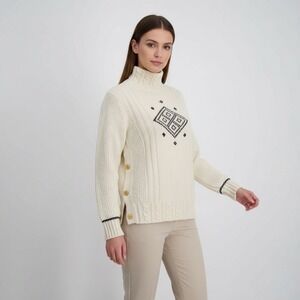 The Reeds X J. Crew Womens Turtleneck Sweater Fair Isle Wool Blends M